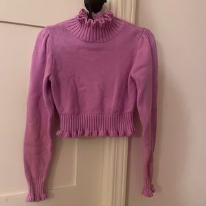 525 America Pink turtleneck sweater